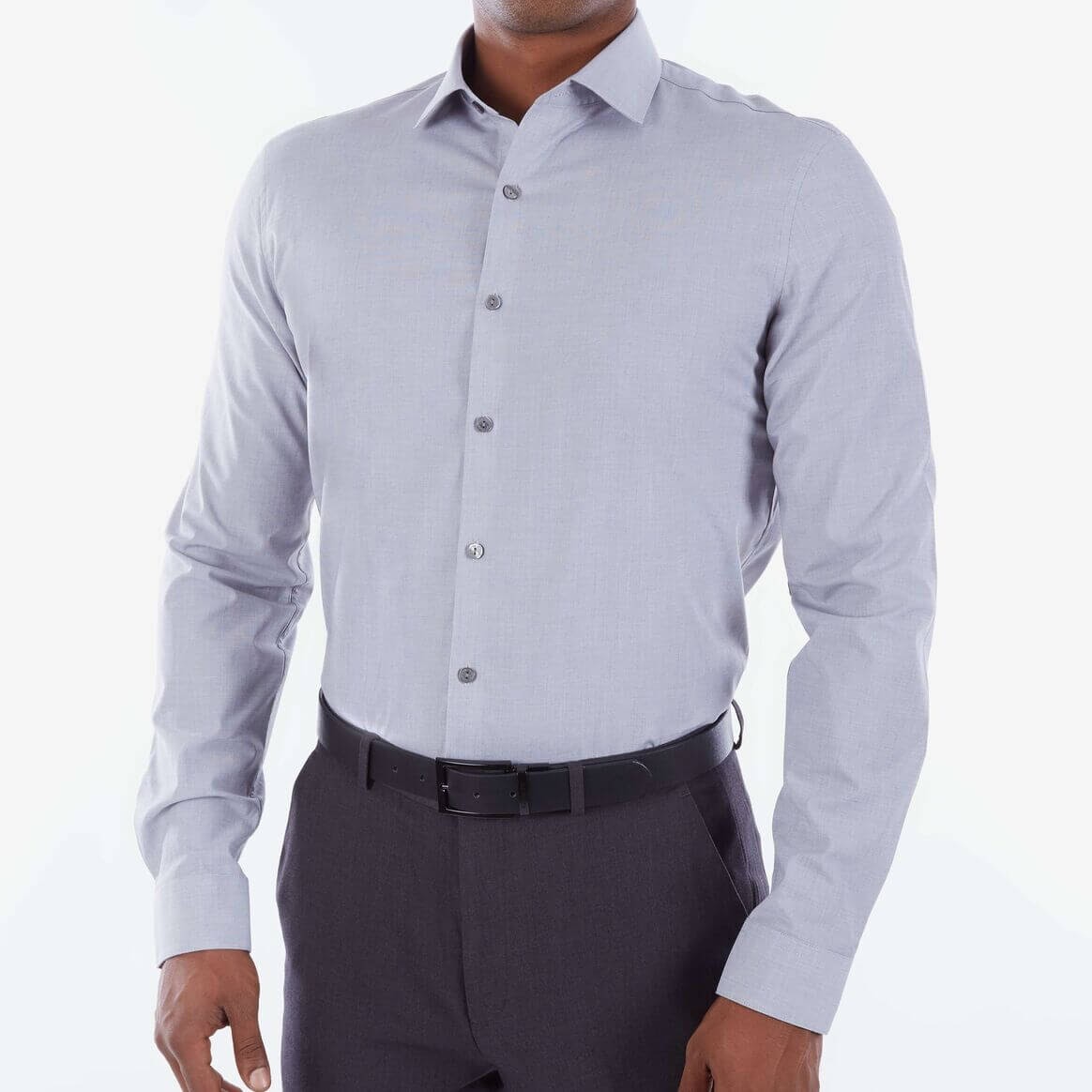 Kenneth Cole Reaction TECHNI-COLE™ Slim Fit Solid Dress Shirt