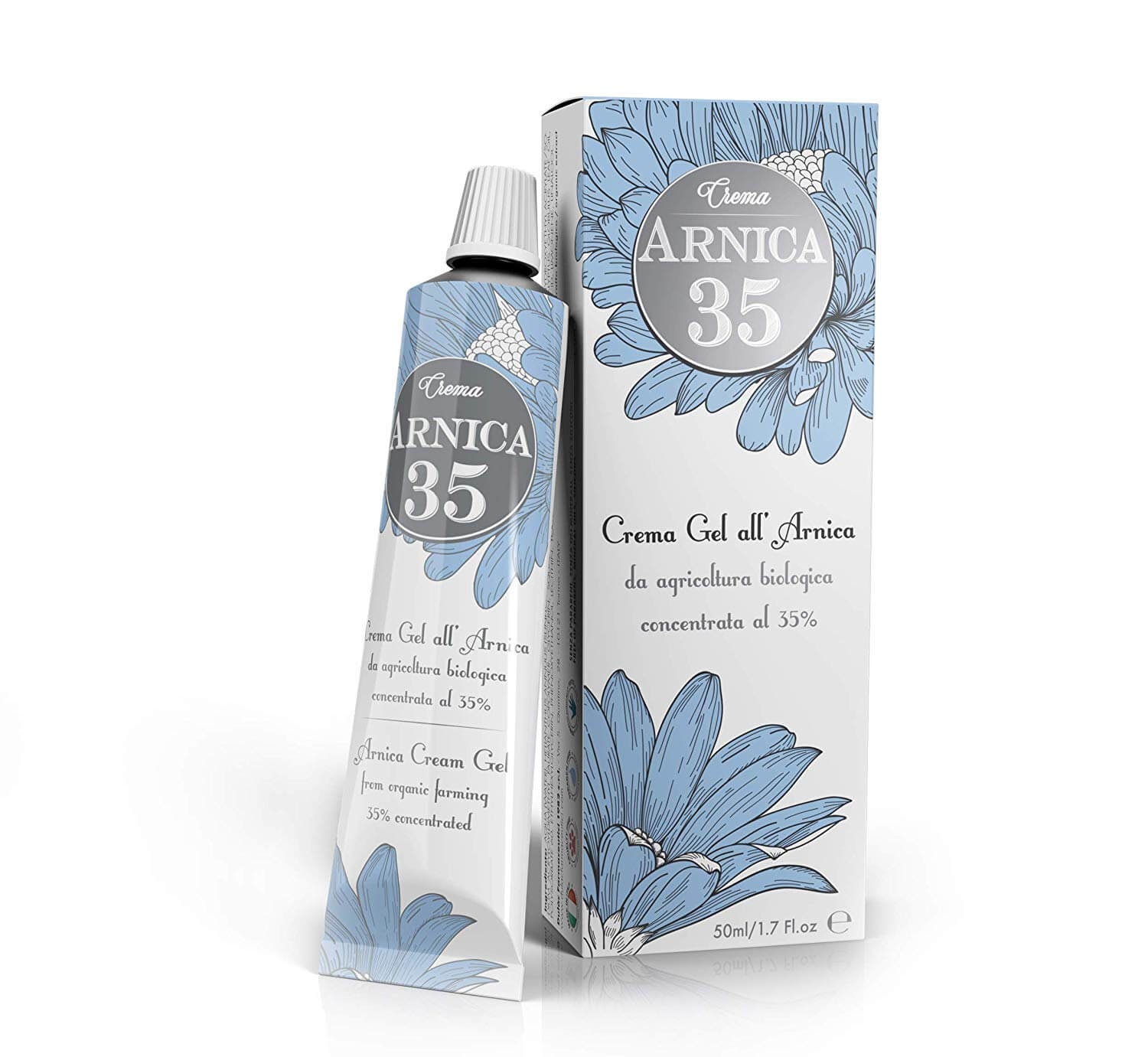 Bottle of arnica cream