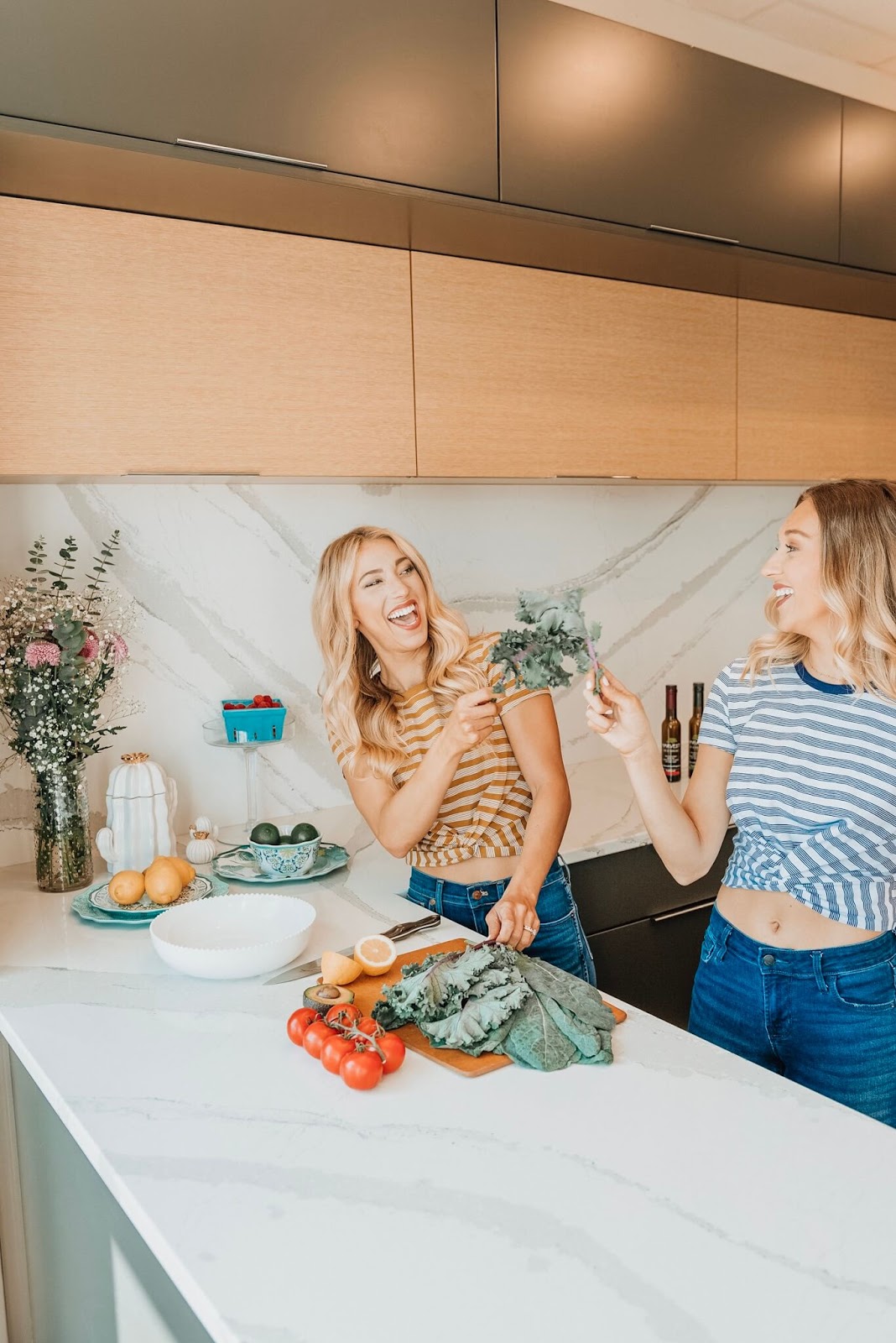 Two women in kitchen