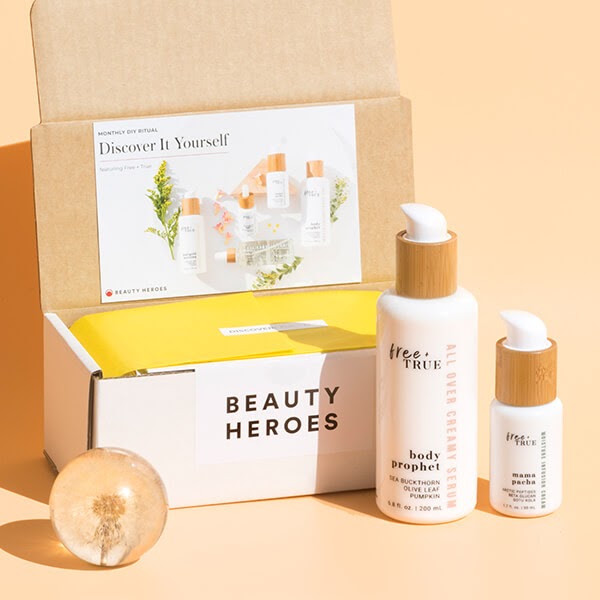 Example of Beauty Heroes subscription box