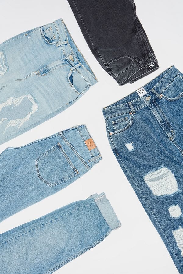 Various washes of BDG Jeans.