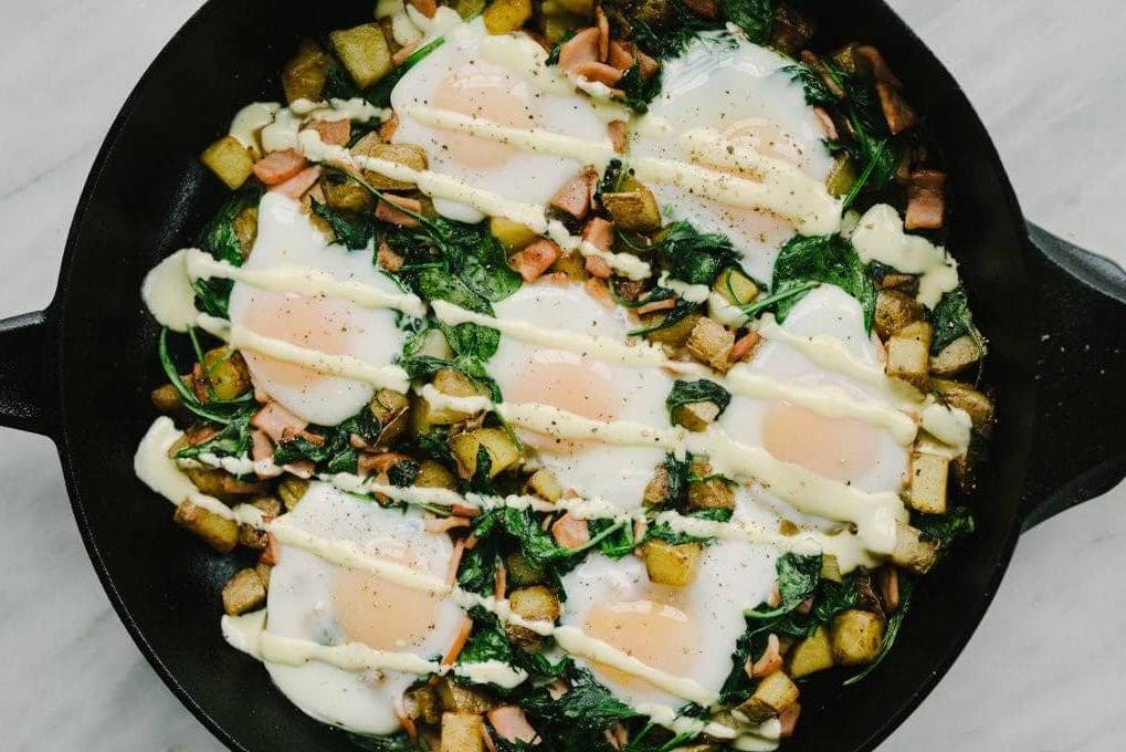 Gluten-Free Eggs Benedict Casserole