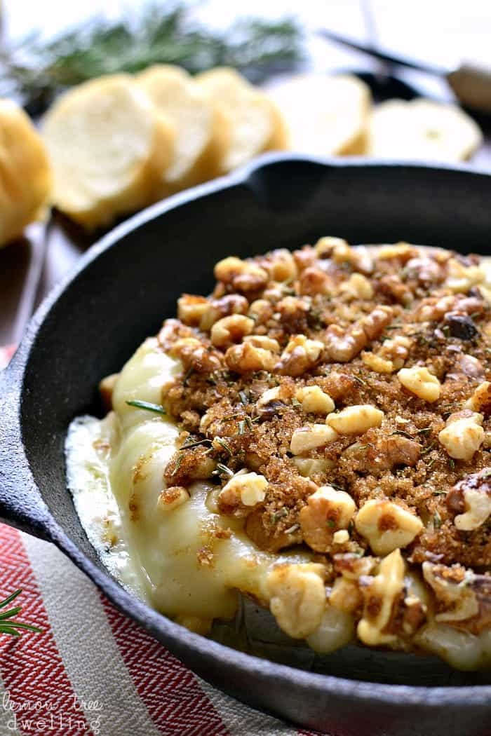 Brown Sugar Walnut Baked Brie