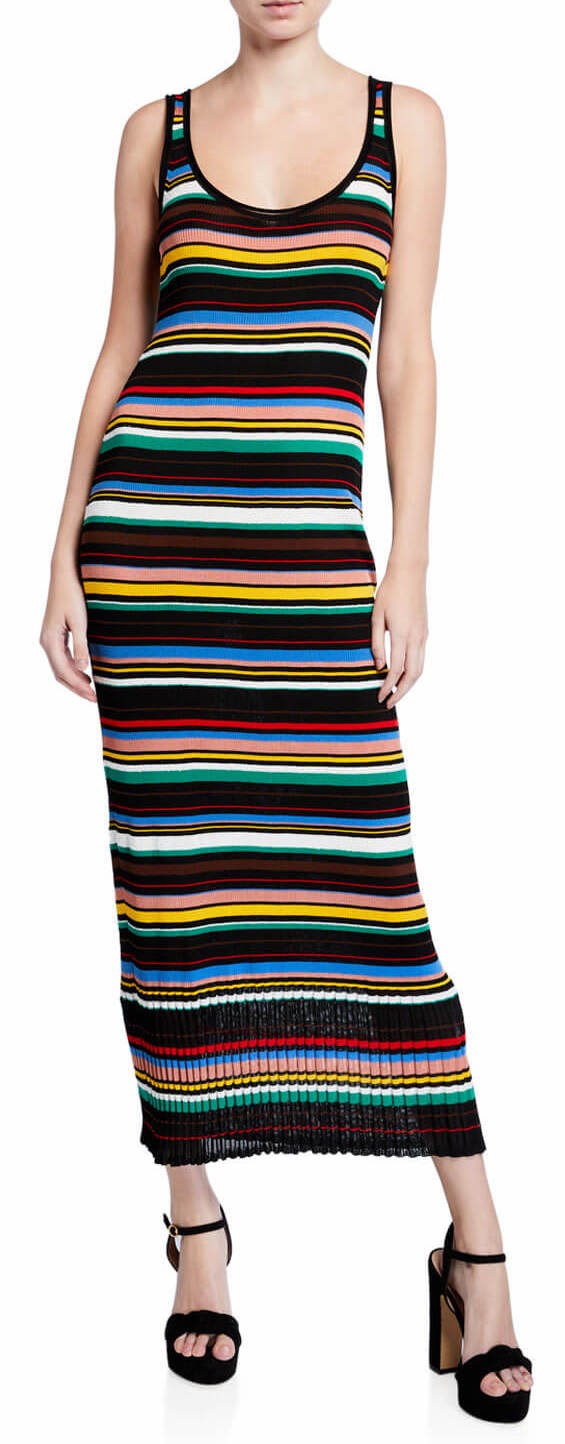 Stripped maxi dress