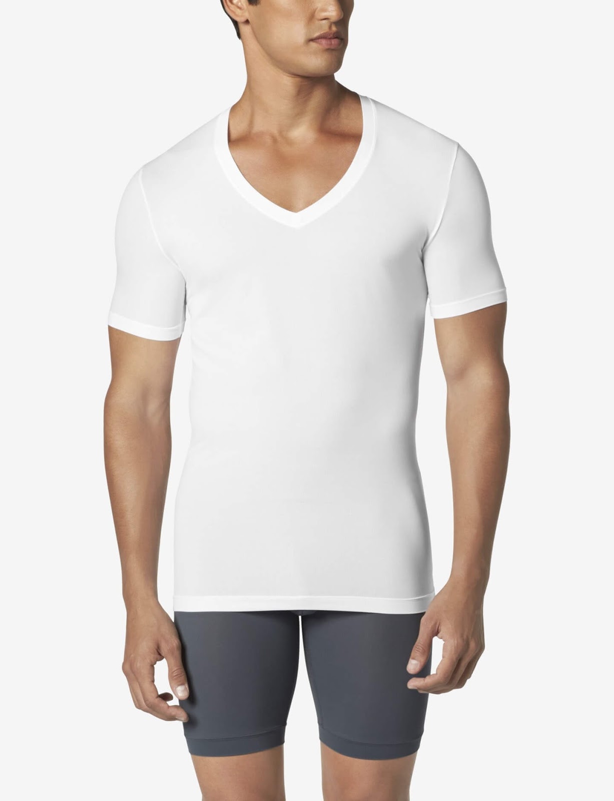 Tommy John Air Deep V-Neck Stay Tucked Undershirt