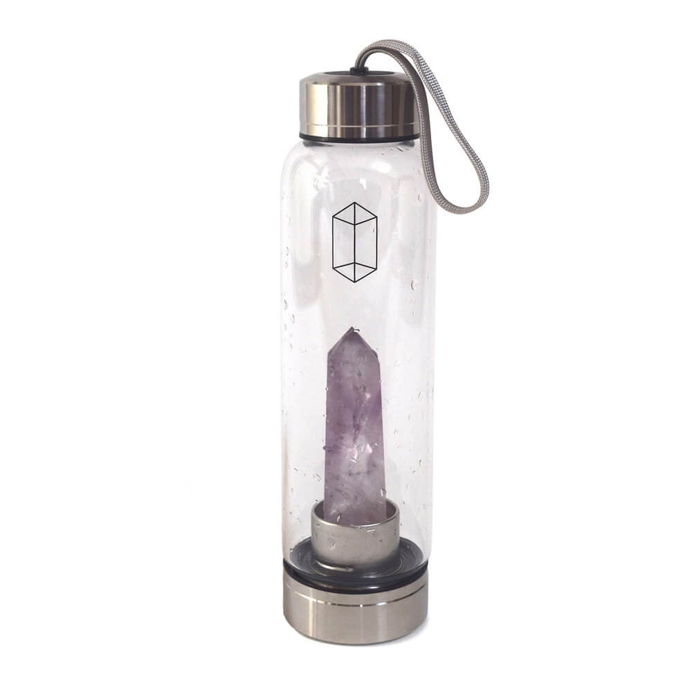 Amethyst Crystal-Infused Water Bottle