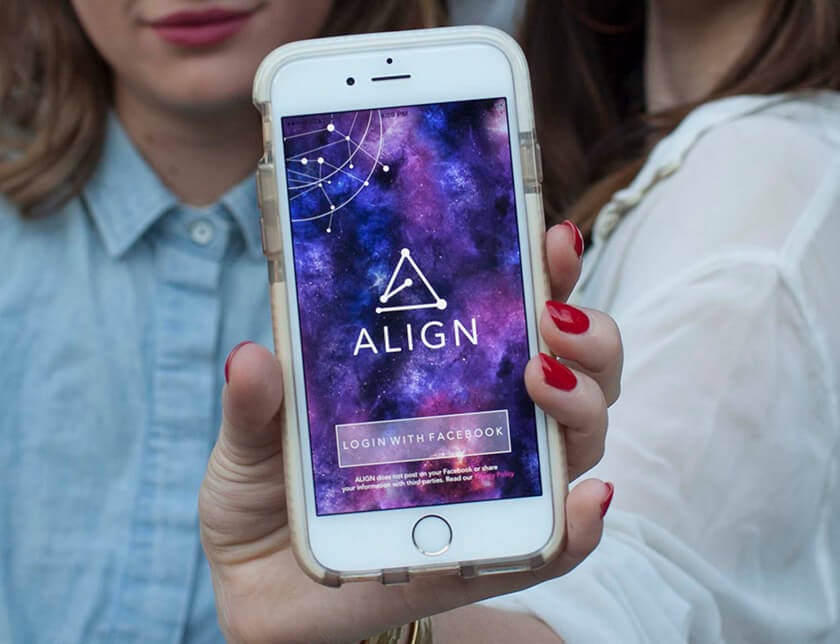Align App on smartphone.