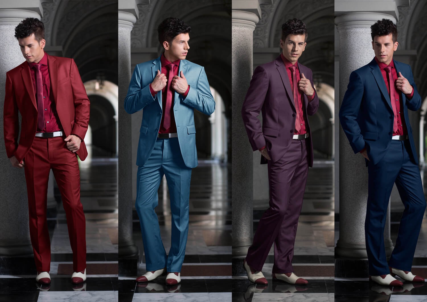 iTailor suits in various colors
