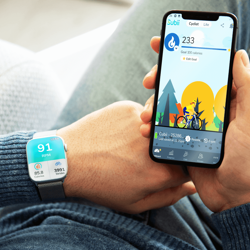 Cubbi smartwatch and app example.