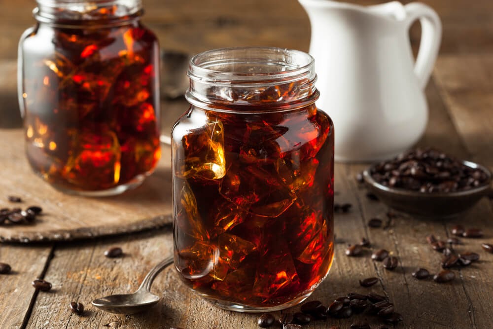 Cold Brew in mason jars