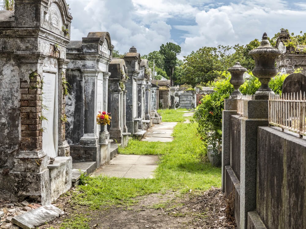 One of New Orleans’s many old cemeteries.