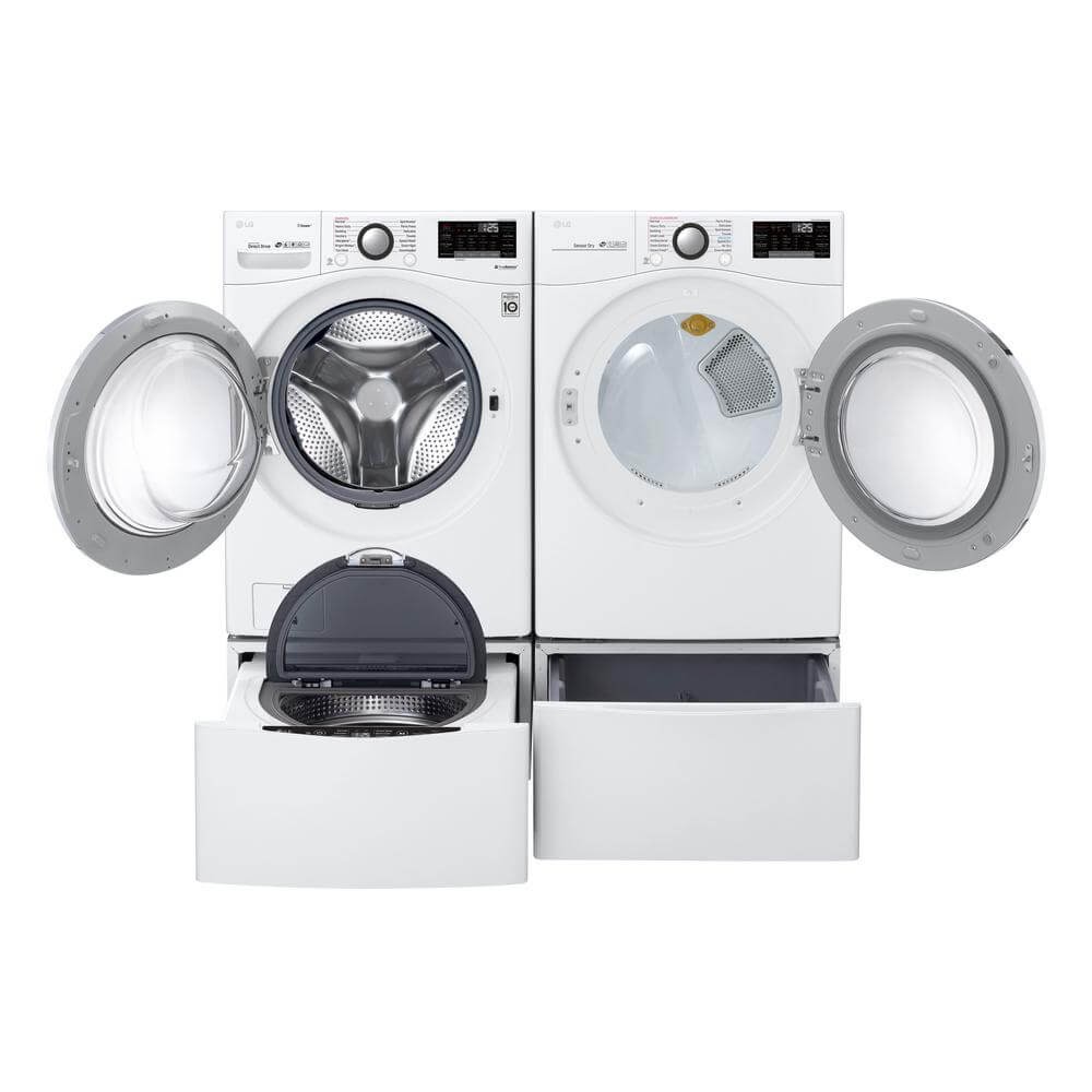 LG Electronics High Efficiency Ultra Large Smart Front Load Washer ENERGY STAR & Ultra Large Smart Stackable Front Load Dryer