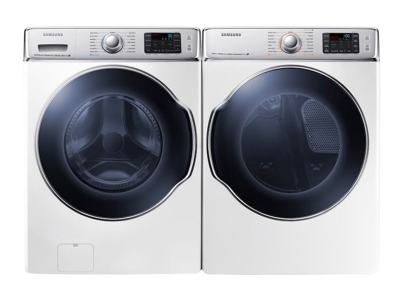 Samsung Front Load Washer with SuperSpeed & Samsung Gas Dryer with Steam Sanitize+