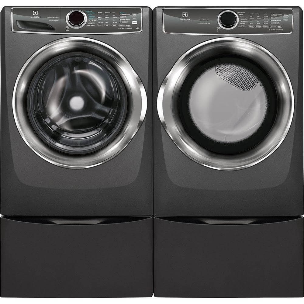 Electrolux Front Load Washer with SmartBoost Technology Steam ENERGY STAR & Electrolux Dryer with Steam, Predictive Dry and Instant Refresh