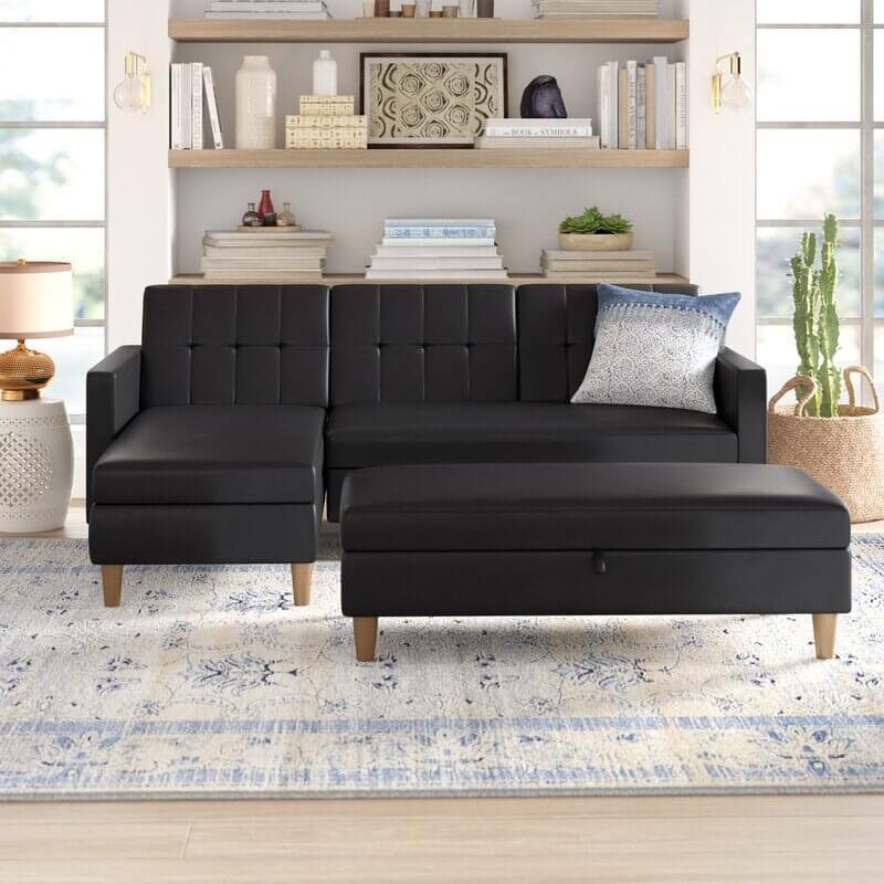 Cordell Sleeper Sectional with Ottoman