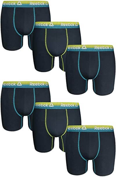Reebok Men’s Cotton Stretch Boxer Briefs