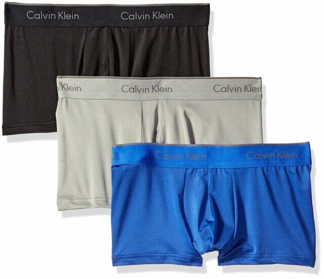 Calvin Klein Underwear Men's Microfiber Stretch Low Rise Trunks