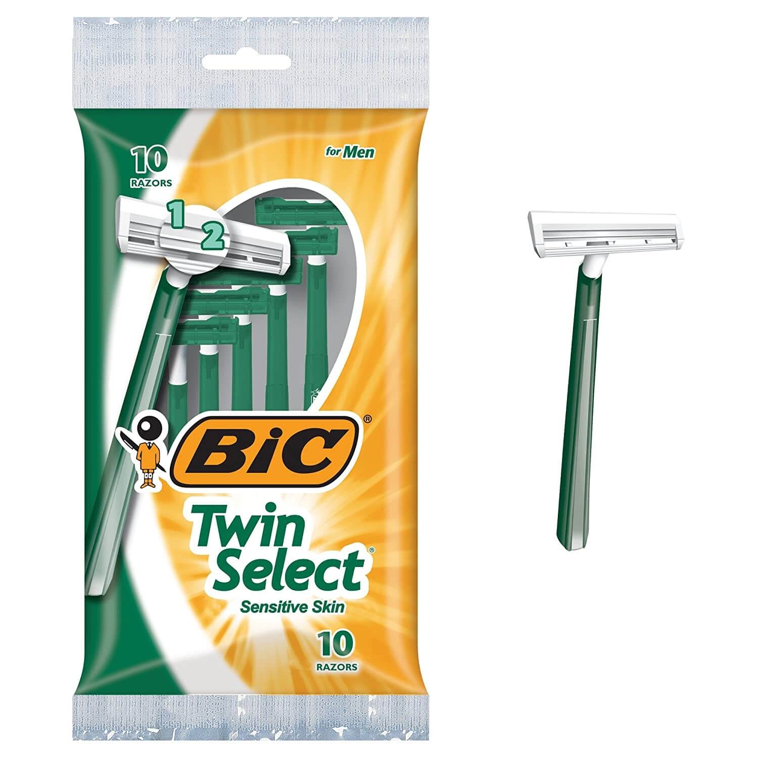 BIC Twin Select Men's Disposable Razor