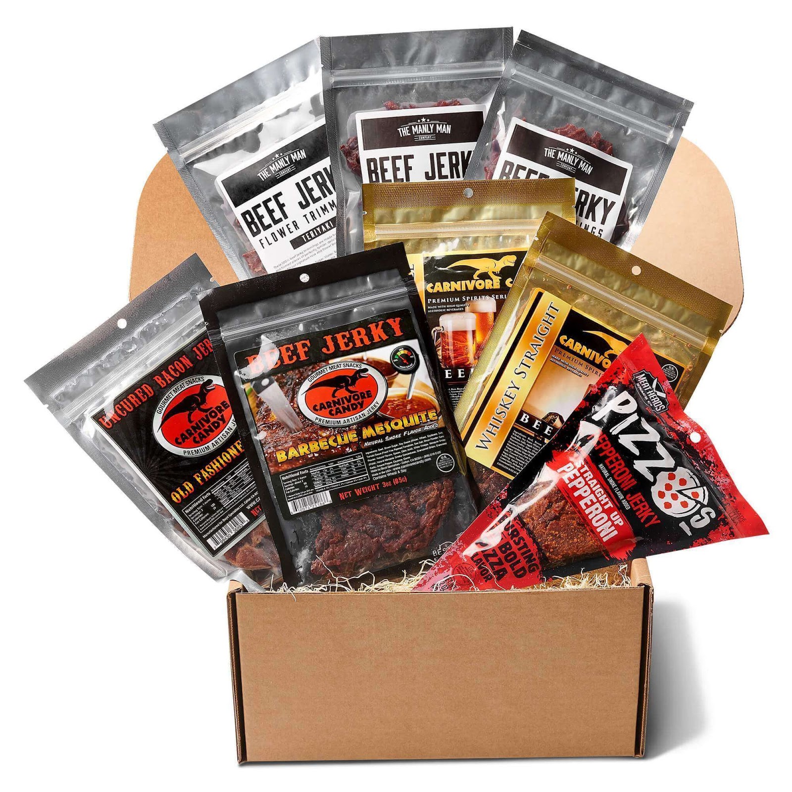 Manly Man Best Jerky Gift Box