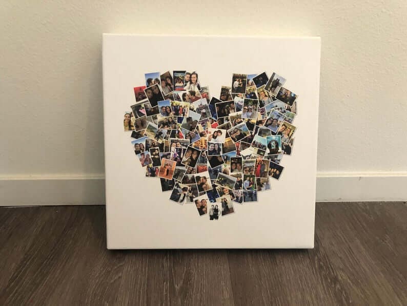 Heart-Shaped Photo Collage