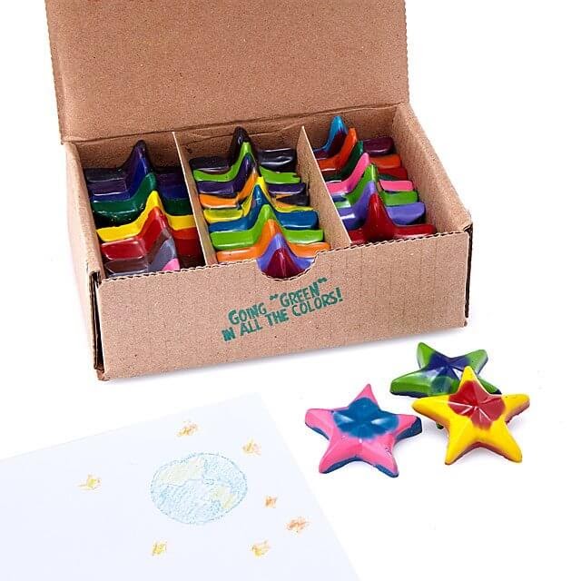 Eco Stars Recycled Crayons