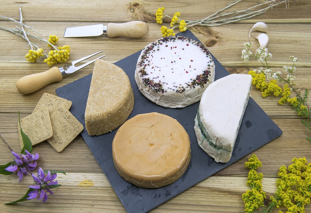 Vegan cheese platter