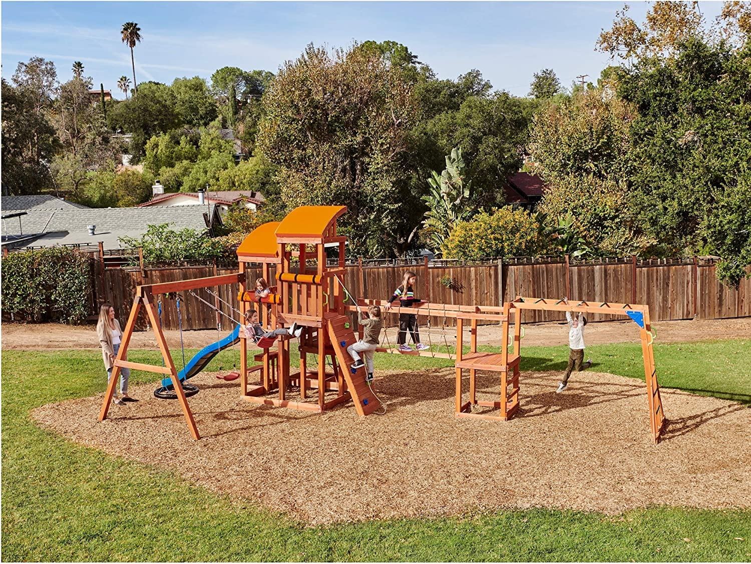 Little Tikes Real Wood Adventures Bobcat Ridge Outdoor Playset