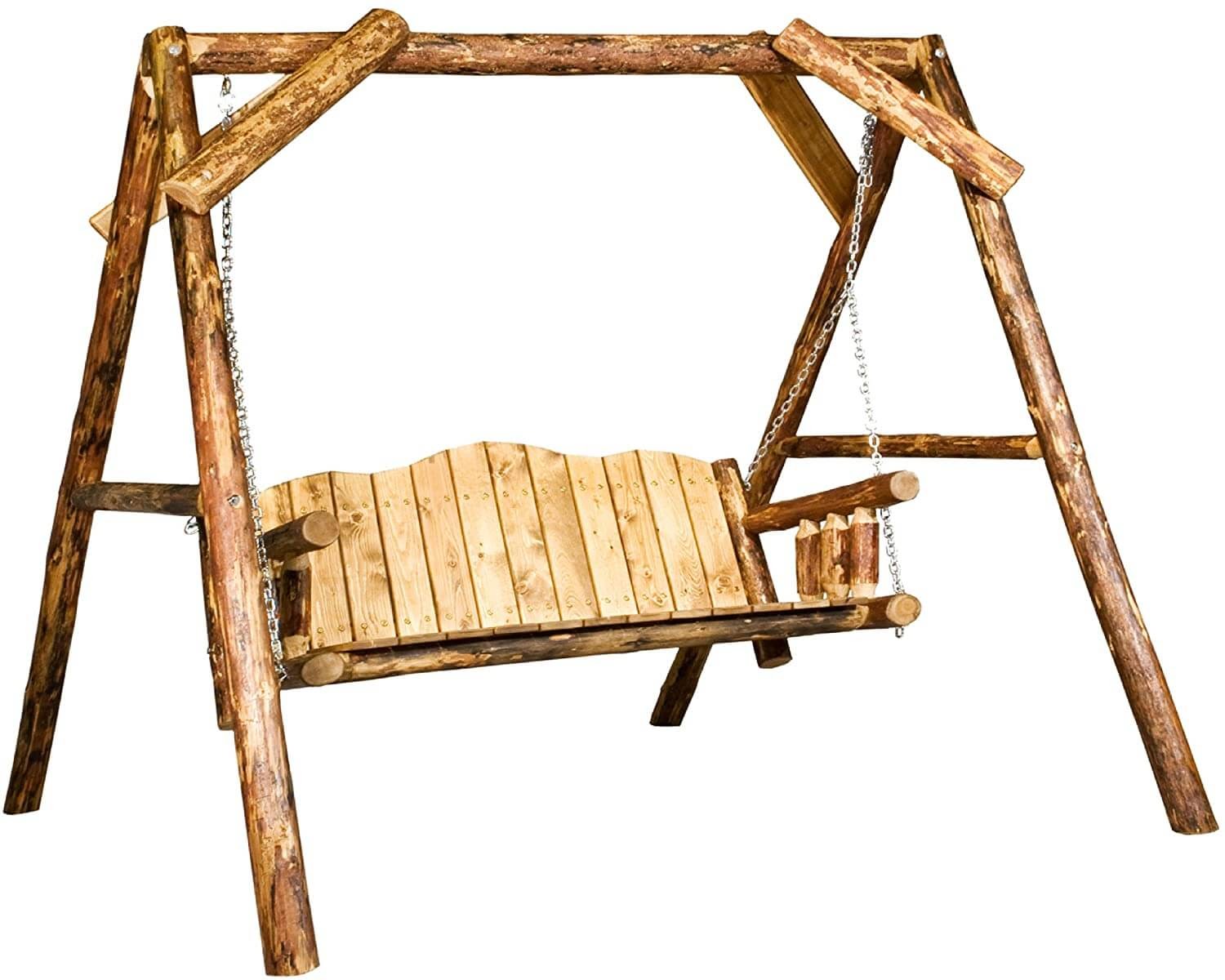 Montana Woodworks Glacier Country Collection Lawn Swing