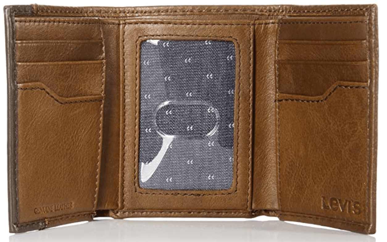 Levi’s Trifold Leather Wallet, $22