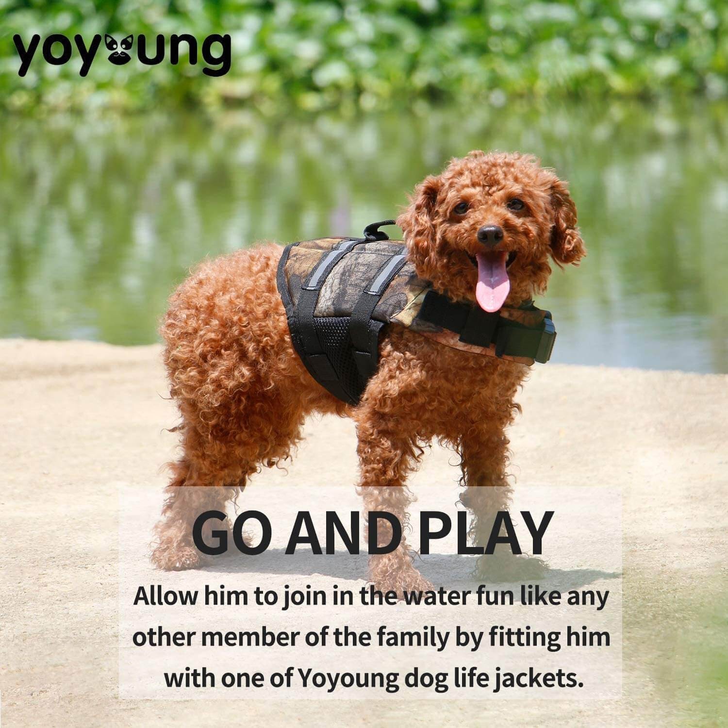 Yoyoung Camo Pet Life Preserver