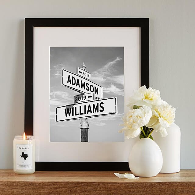Intersection of Love Custom Print
