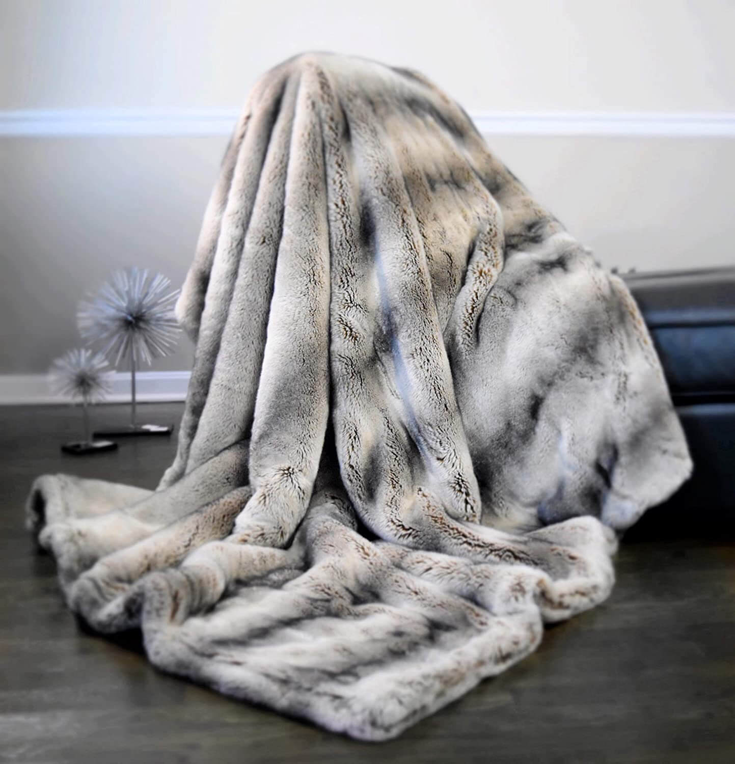 Faux Fur Throw