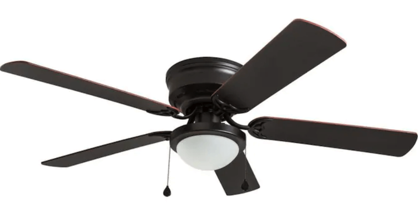 Harbor Breeze Armitage Flush Mount Ceiling Fan with Light Kit