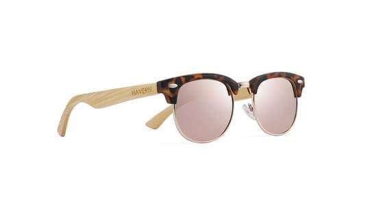 Havern Bailee Rose Wooden Sunglasses