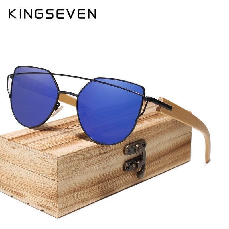 Kingseven Handmade Wood Sunglasses