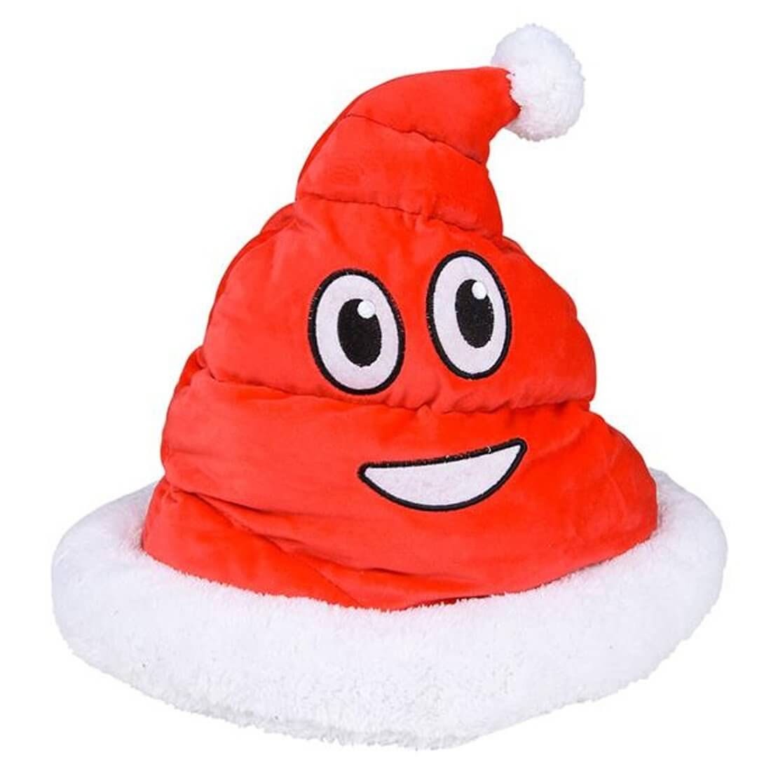 Poop Emoji Santa Hat