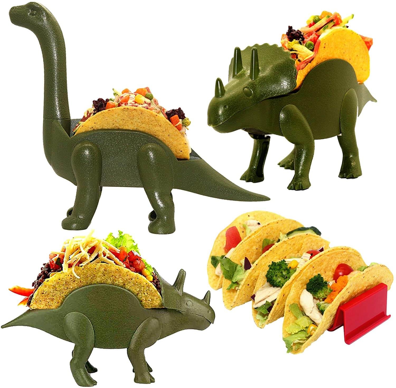 Dinosaur Taco Holder Set