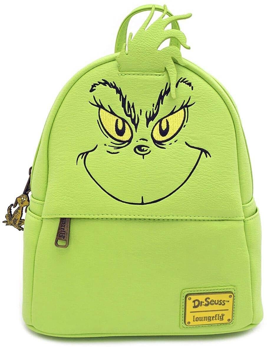 Grinch leather mini backpack