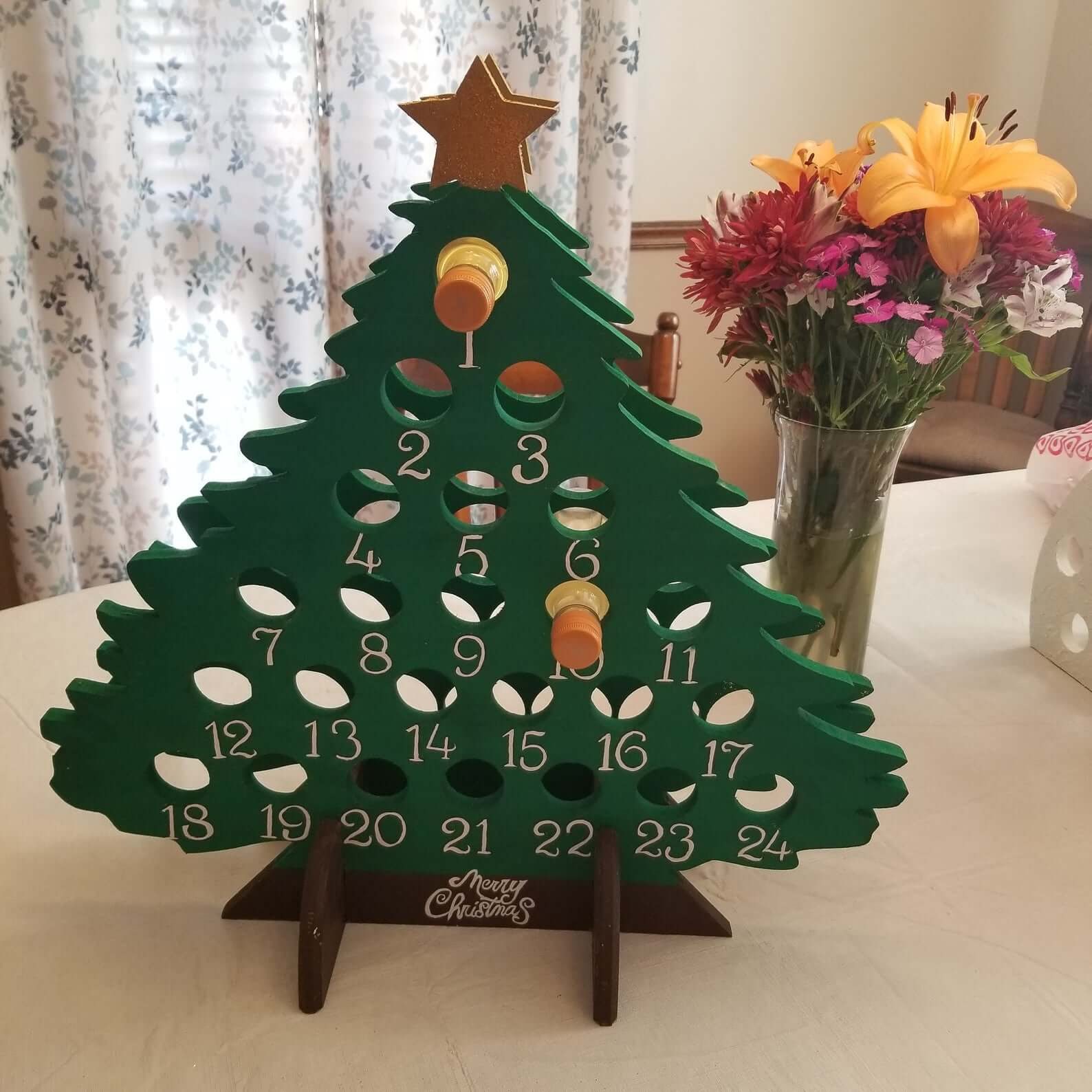 Mini Wine Bottle Advent CalendarÂ