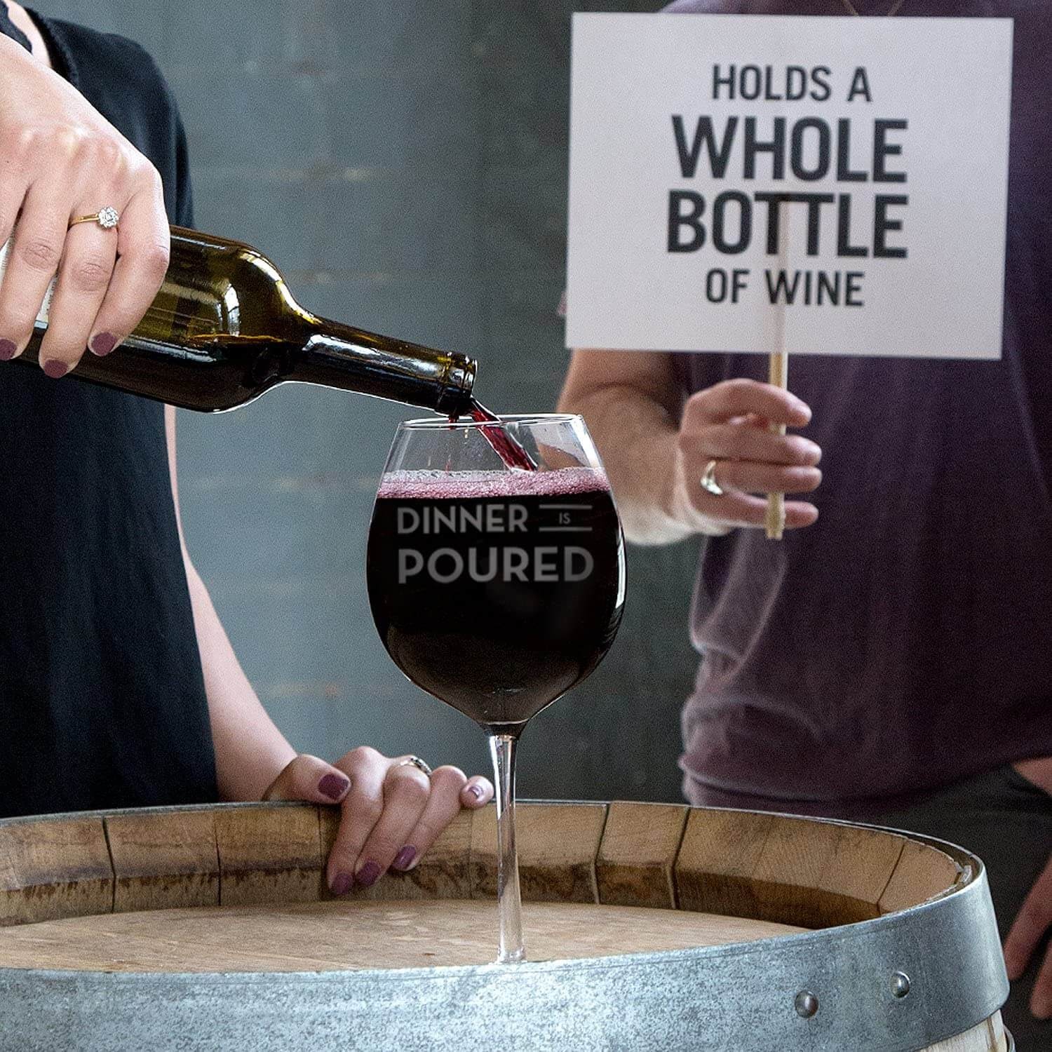 Whole Bottle Wine Glass