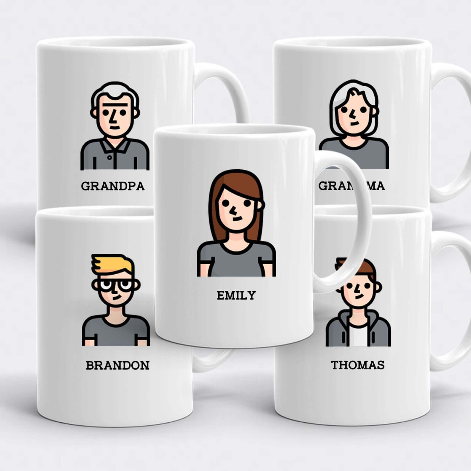 Family Mug Set