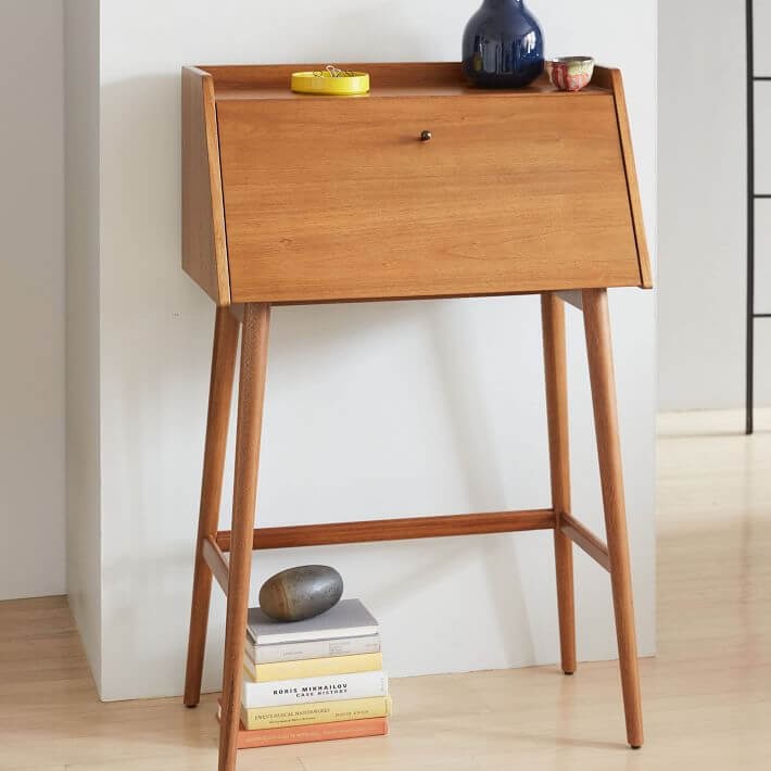 West Elm Mid-Century Mini Secretary Desk