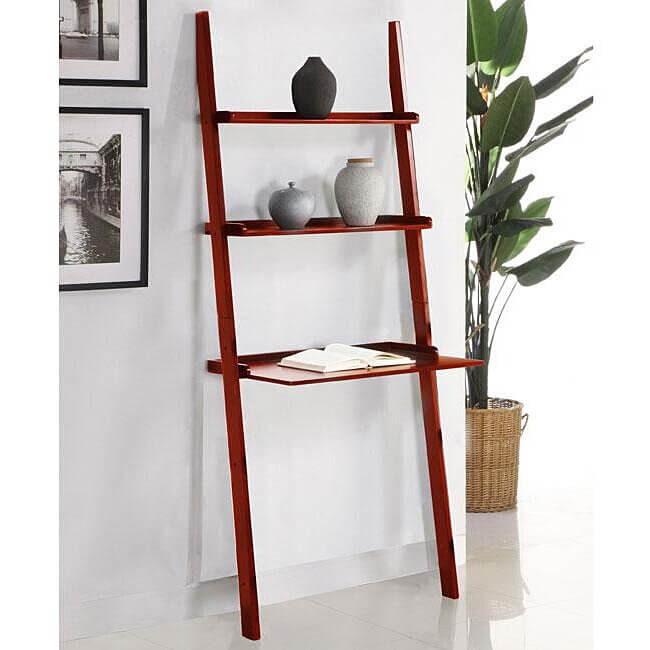 Tyriq Ladder Bookcase Ladder Desk
