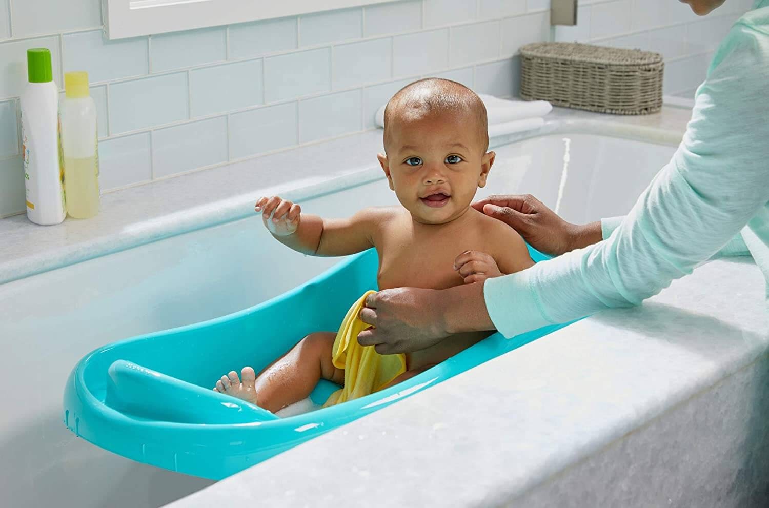 Baby in bathtub