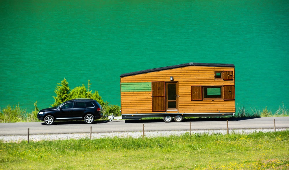 tiny house on a trailer