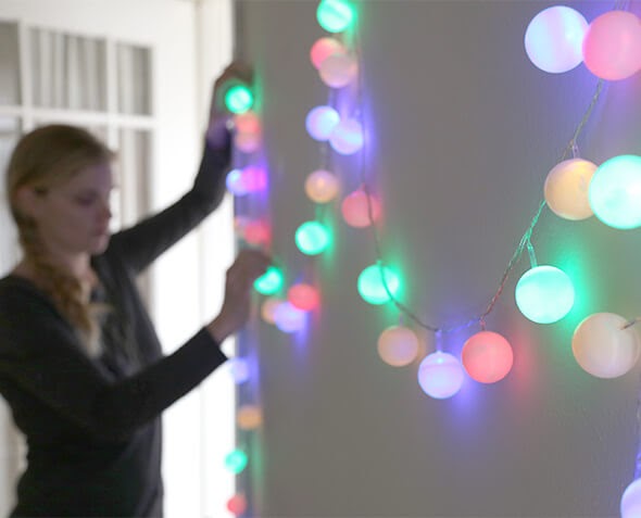 Ping Pong Ball Lights