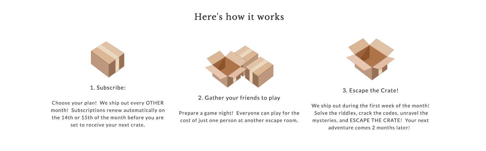 Escape the Crate Directions