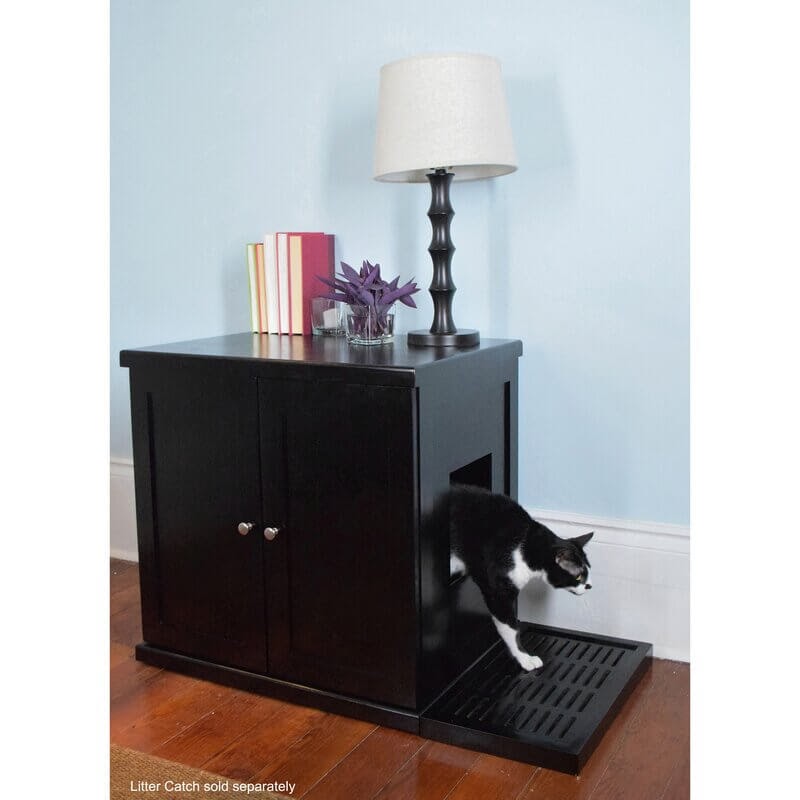 Archie & Oscar Cathey Wooden Litter Box Cabinet
