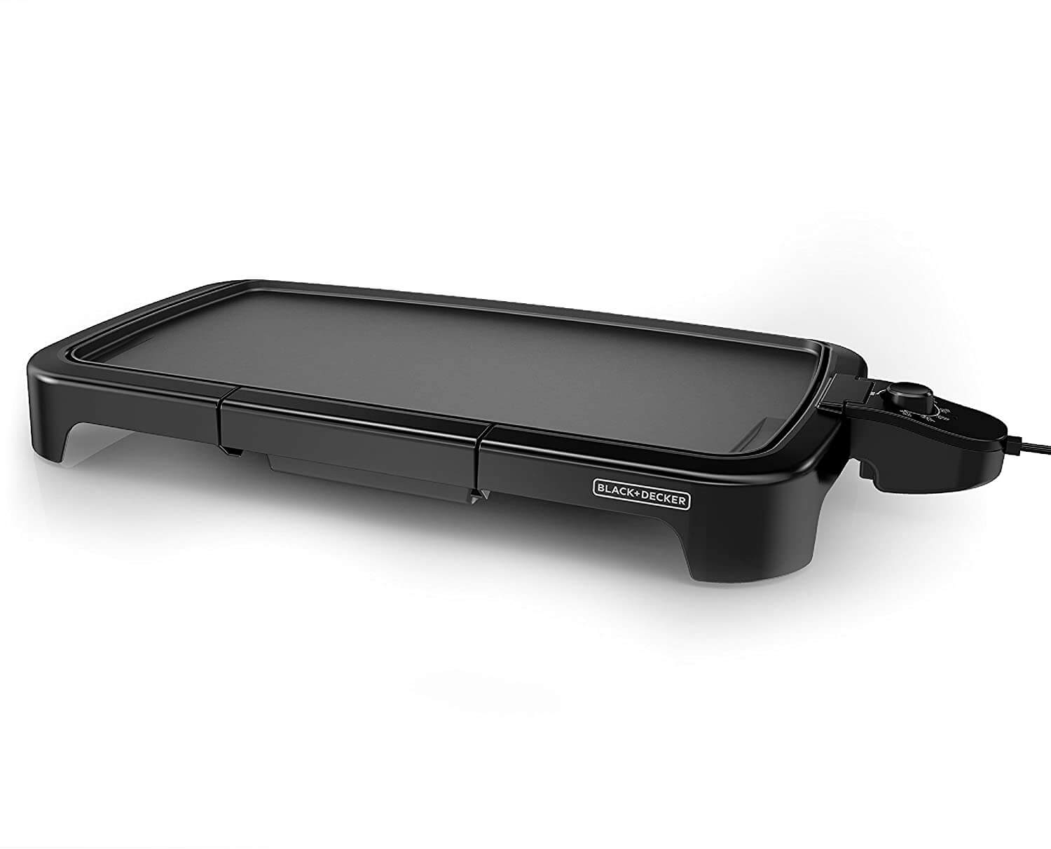 BLACK+DECKER GD2011B Family-Sized Electric Griddle with Drip Tray