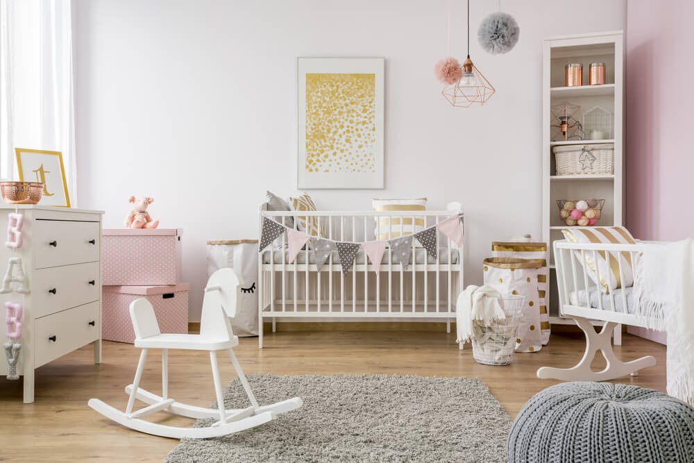Baby girl nursery